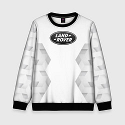 Свитшот детский Land Rover white poly, цвет: 3D-черный