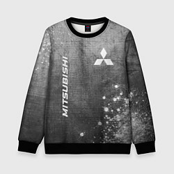 Свитшот детский Mitsubishi - grey gradient вертикально, цвет: 3D-черный