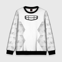 Детский свитшот Geely white poly