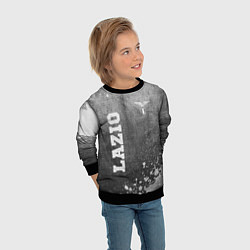 Свитшот детский Lazio - grey gradient вертикально, цвет: 3D-черный — фото 2