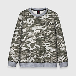 Свитшот детский Фактурный камуфляж, цвет: 3D-меланж