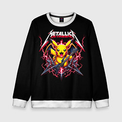 Детский свитшот Metallica - cool Pikachu
