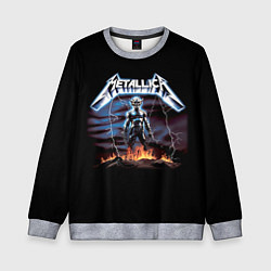 Детский свитшот Metallica - neon fantasy