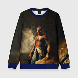 Свитшот детский Spider man poster, цвет: 3D-синий