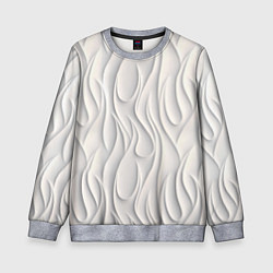 Свитшот детский Рельефный узор, цвет: 3D-меланж