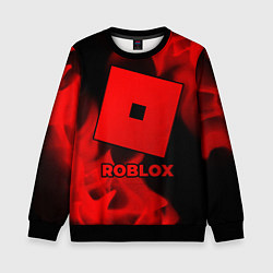 Детский свитшот Roblox - red gradient