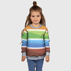 Свитшот детский Просвет, цвет: 3D-меланж — фото 2