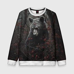 Детский свитшот Бурый мишка в дремучем лесу