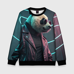 Детский свитшот Cyberpunk panda