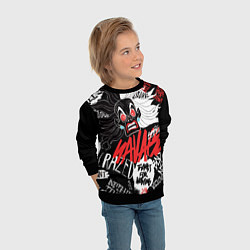 Свитшот детский Круэлла - big pictures, цвет: 3D-черный — фото 2