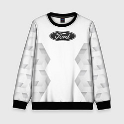 Детский свитшот Ford white poly
