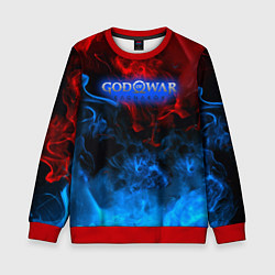 Детский свитшот God of War битва огня
