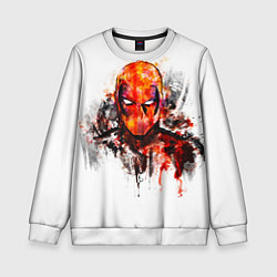 Детский свитшот Дэдпул краски
