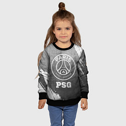 Свитшот детский PSG - grey gradient, цвет: 3D-черный — фото 2