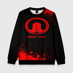 Детский свитшот Great Wall - red gradient