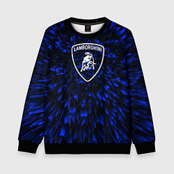 Детский свитшот Lamborghini blue energy