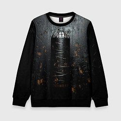 Детский свитшот Черная боксерская груша