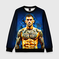 Детский свитшот Дастин Порье на синем