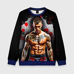 Детский свитшот Дастин Порье на черном