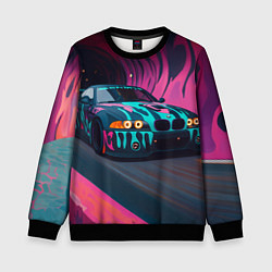 Детский свитшот БМВ граффити стиль