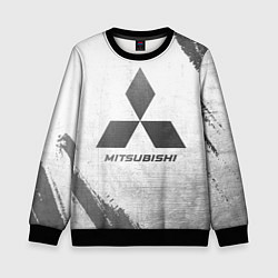 Детский свитшот Mitsubishi - white gradient