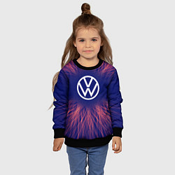 Свитшот детский Volkswagen red energy, цвет: 3D-черный — фото 2