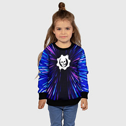 Свитшот детский Gears of War neon energy, цвет: 3D-черный — фото 2