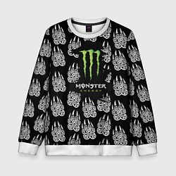 Детский свитшот Monster energy медвежьи лапы