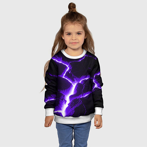 Детский свитшот The rift / 3D-Белый – фото 4
