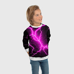 Свитшот детский The color is pink and black, цвет: 3D-белый — фото 2