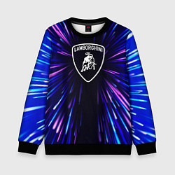 Детский свитшот Lamborghini neon energy