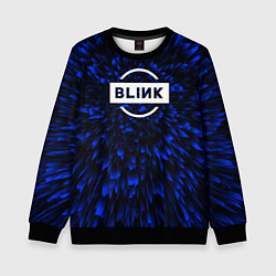 Детский свитшот Blackpink blue energy