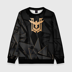 Детский свитшот Free Fire golden poly