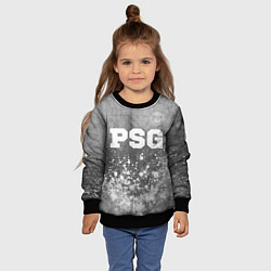 Свитшот детский PSG - grey gradient посередине, цвет: 3D-черный — фото 2