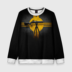 Детский свитшот Стендовая спортивная стрельба на черном