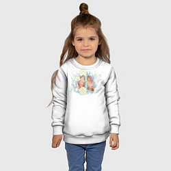 Свитшот детский Легкое дыхание, цвет: 3D-белый — фото 2