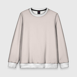Свитшот детский Светлый оттенок цвета года 2025 Пантон, цвет: 3D-белый