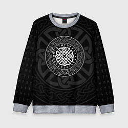 Детский свитшот Оберег в узоре и руны