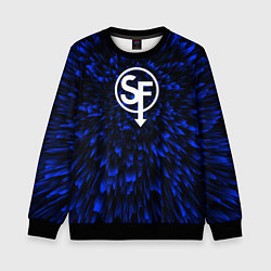 Детский свитшот Sally Face blue energy