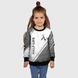 Свитшот детский Half-Life - white gradient вертикально, цвет: 3D-черный — фото 2