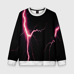Детский свитшот Lightning pink
