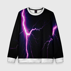 Детский свитшот Lightning purple