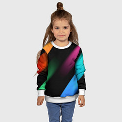 Свитшот детский Multicoloured, цвет: 3D-белый — фото 2
