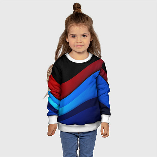 Детский свитшот Multicoloured / 3D-Белый – фото 4