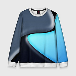 Свитшот детский Разноцветный, цвет: 3D-белый