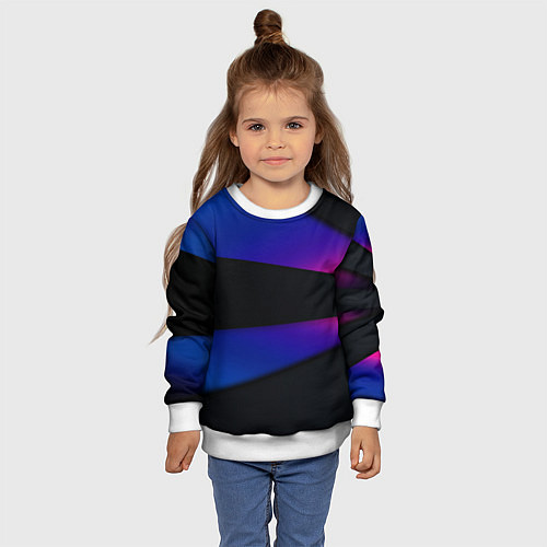 Детский свитшот Multicoloured / 3D-Белый – фото 4