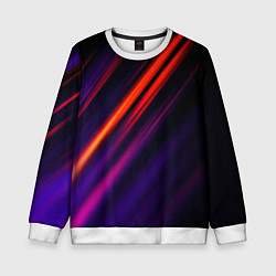 Свитшот детский Multicolored, цвет: 3D-белый