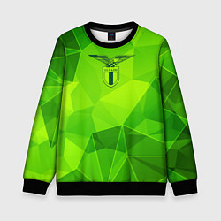 Свитшот детский Lazio green poly, цвет: 3D-черный