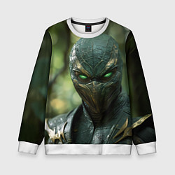 Детский свитшот Reptile green Mortal kombat