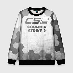 Детский свитшот Counter Strike 2 - white gradient